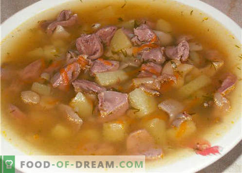 Kiaulienos sriuba - geriausi receptai. Kaip tinkamai ir skaniai virti sriubos kiaulienos sultinyje.