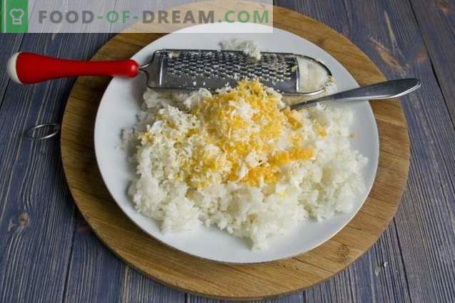 Patiesiai su ryžiais ir kiaušiniais orkaitėje