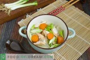 Kinų vištienos sriuba su Funchoza