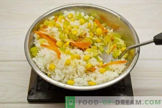 Pekino ryžiai su daržovėmis