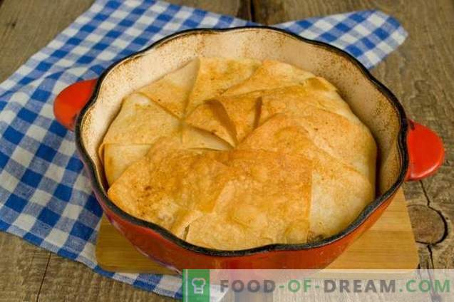 Shakh-pilaf į pita duoną - šventės užbaigimas