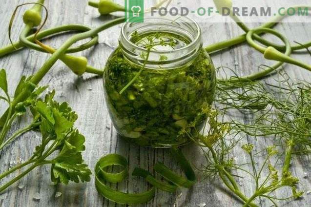 Žaliųjų derlių žiemai: salotų ir česnakų sriubų prieskoniai, ...