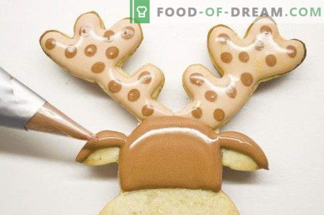 Naujųjų metų sausainiai „Deer Rudolph“
