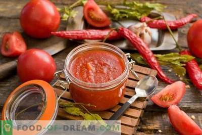 Pomidorų kečupas namuose žiemai