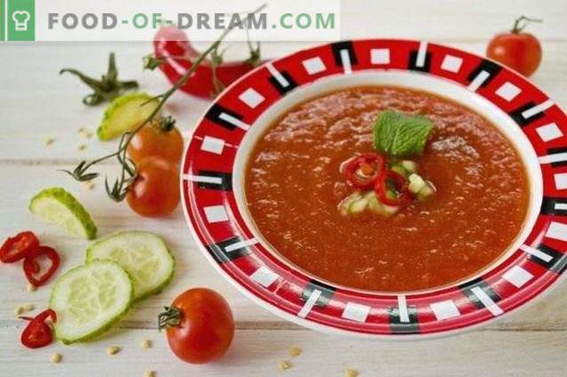 Gazpacho - šalto pomidorų sriuba