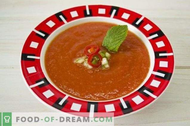 Gazpacho - šalto pomidorų sriuba