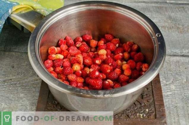 Dicke Erdbeer- oder Erdbeermarmelade