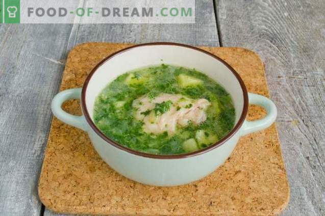 Žalioji špinatų sriuba