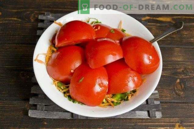 Korėjiečių greiti marinuoti pomidorai