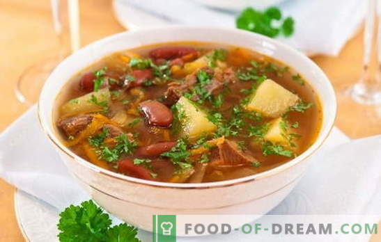 sriuba su pupelėmis ir mėsa: kaip gaminti skanias pupelių sriubas? Paprasti sriubos su pupelėmis ir mėsa receptai