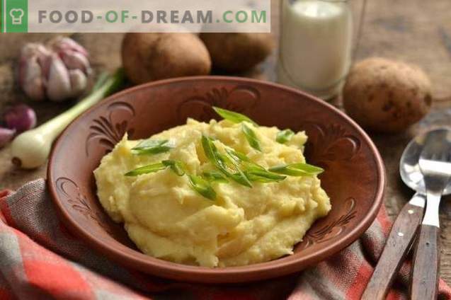 Bulvių košė - receptas su pienu ir sviestu