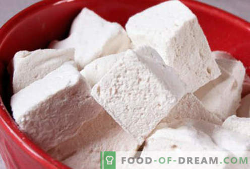 Naminiai marshmallows - geriausi receptai. Kaip virti marshmallows namuose.
