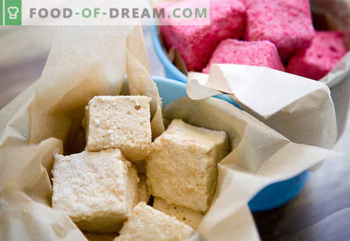 Naminiai marshmallows - geriausi receptai. Kaip virti marshmallows namuose.