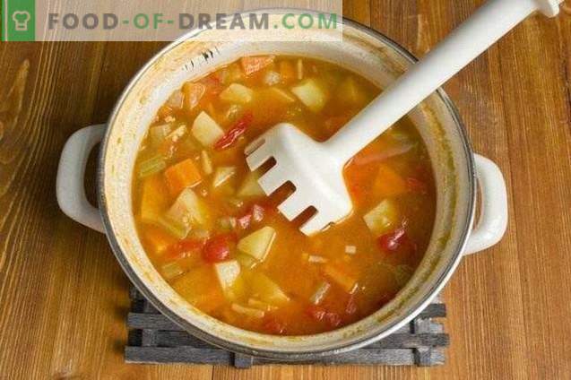Daržovių sriuba su vištiena