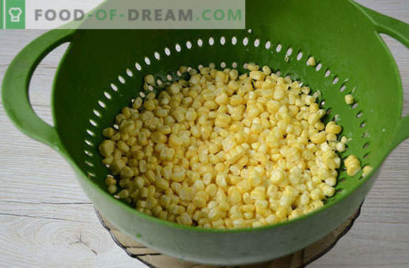 Kaip užšaldyti kukurūzus grūduose