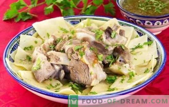 Beshbarmak iš kiaulienos - receptai skaniems turkų kalbų tautų patiekalams. Kaip virėjas beshbarmak iš kiaulienos?