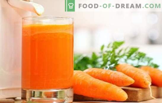 Morkų sultys namuose: kieti vitaminai! Natūralios morkų sulčių ir kokteilių receptai su dalyvavimu