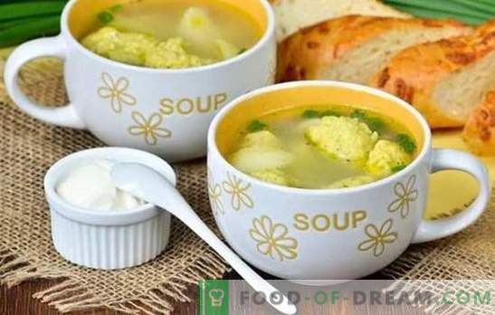 Супа с кнедли: стъпка по стъпка рецепти за апетитно ястие. Гъби, пилешки, зеленчукови супи с кнедли (стъпка по стъпка, в детайли, с тайни)