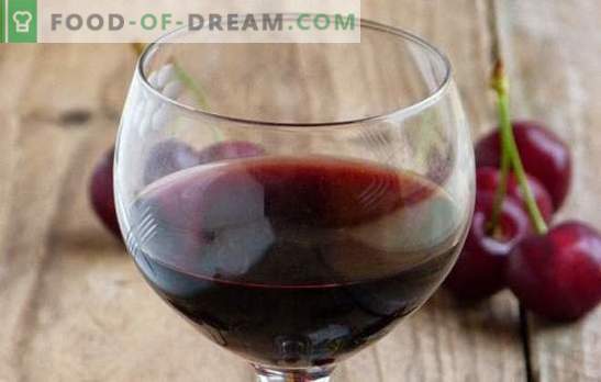 Vyšnių vyšnios: pagrindiniai vyno gaminimo punktai. Naminių vyšnių vynų receptai