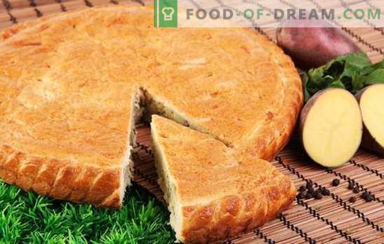 Bulviniai pyragai kefyre - Osetijos ekvivalentas! Mėsa, žuvis arba daržovės - bulvių pyragų ir kefyro receptuose