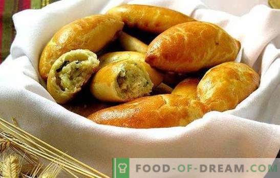 Bulviniai pyragai orkaitėje - „greitas maistas“ rusų kalba. Receptai tešlai ir užpildai skaniausiems bulvių pyragams orkaitėje