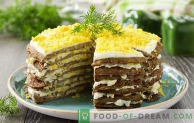 La torta de hígado (receta paso a paso) es un bocadillo para cualquier día festivo. Pastel de hígado de pollo, ternera, hígado de cerdo