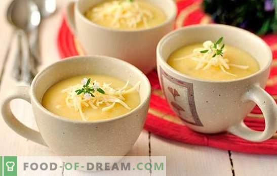 Bulvių sriuba: stora arba plona? Pasirinkta bulvių košės sriuba: su pupelėmis, grybais, cukinija, krevetėmis