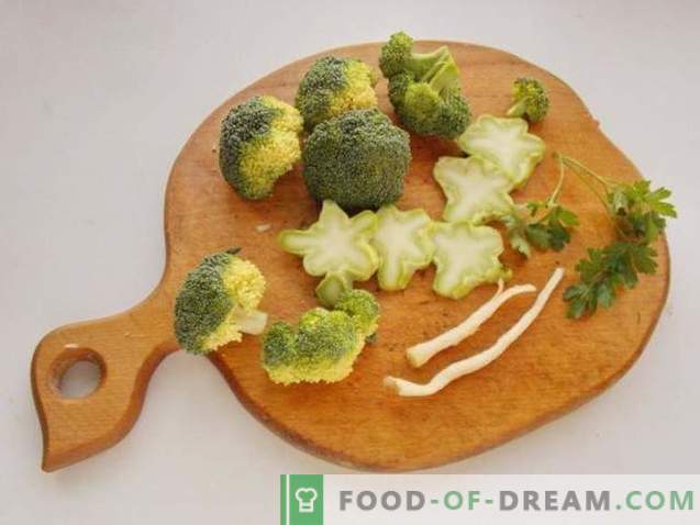 Brokolių sriuba su mėsos gabaliukais