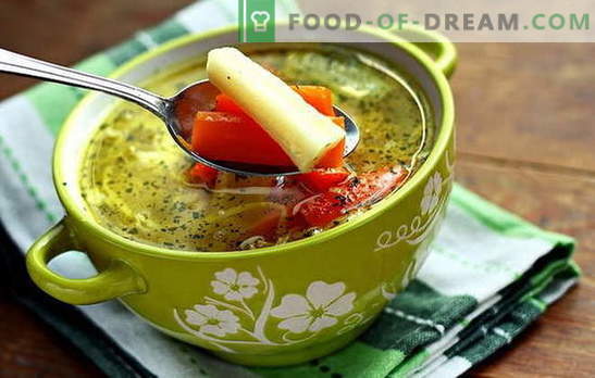 liesos daržovių sriuba - vegetarams ir nevalgius. Daržovių sriubos receptai