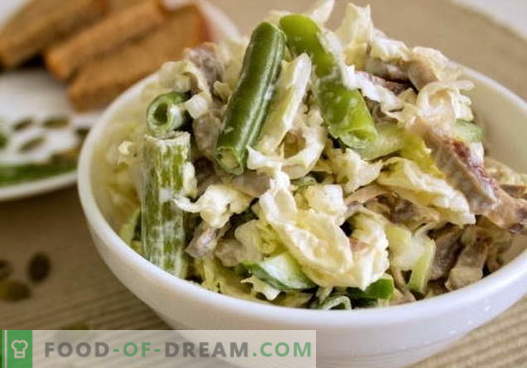 Vištienos skrandžio salotos - geriausių receptų pasirinkimas. Kaip tinkamai ir skaniai paruošti salotos su vištiena.