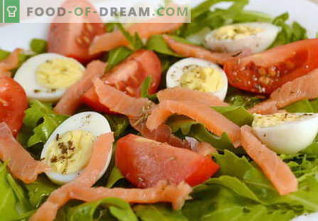 Kiaušinių salotos yra geriausi receptai. Kaip tinkamai ir skaniai virti kiaušinių salotos.
