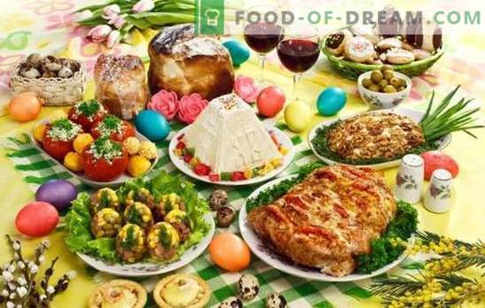 Patiekalai Velykams - stalą už svarbiausią metų šventę. Geriausių Velykų receptų pasirinkimas: salotos, karštos, desertai