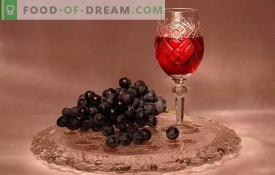 Vynuogių tinktūra namuose nėra vynas! Kvapnios ir ryškios vynuogių tinktūros receptai namuose