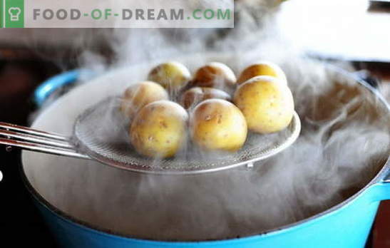 Kaip gaminti bulves? Ieškote pasirengimo! Kaip virti bulves savo uniformose, vandenyje, piene, orkaitėje, mikrobangų krosnelėje