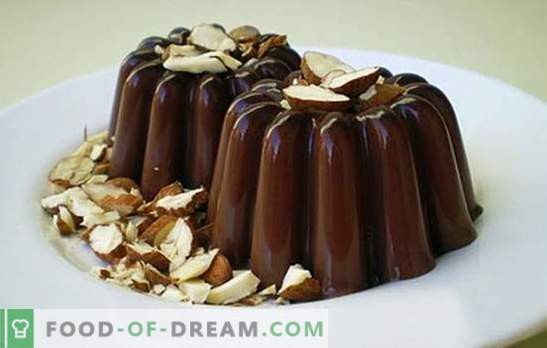 Šokoladinis želė, skirta lengvų receptų mėgėjams. Top 8 šokolado želė idėjos: su varškės, grietinėlės sausainiai, moliūgų
