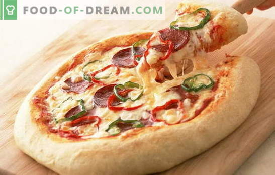 receptas picai su dešra ir sūriu - geriausias italų virtuvės išradimas. Padažų įvairovė picos receptuose su dešra ir sūriu