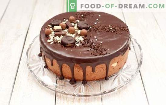 Brownie tortas yra visas šokoladas. Paprasti „Brownie Cake“ receptai: vyšnios, medus, riešutai, slyvos, orkaitės ir daugiakančiai