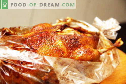 Duck v rokavu - najboljši recepti. Kako pravilno in okusno kuhati raco v rokav.
