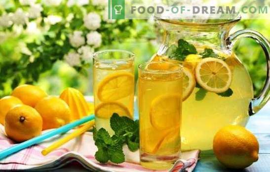 Citrinų naminis limonadas: klasikinis imbieras, skirtas svorio kritimui. Kaip padaryti, kad limonadas būtų namuose?