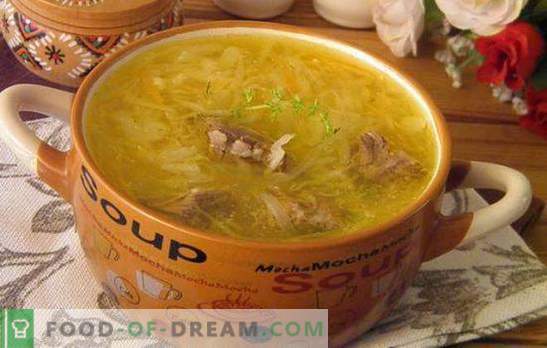 Супа от кисело зеле: пригответе най-вкусната супа! Рецепти, тайни и тънкости при приготвянето на кисело зеле кисело зеле