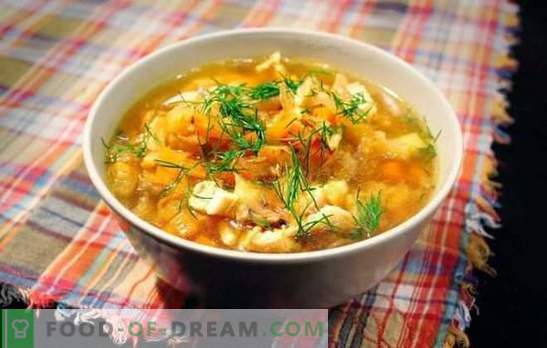 Raugintų kopūstų sriuba: žingsnis po žingsnio pirmasis turtingas receptas. Receptai kopūstų sriubai, pagaminti iš raugintų kopūstų kiaulienos ir jautienos sultinio