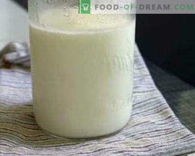 Ką galima pagaminti iš rauginto pieno, rauginto pieno receptų