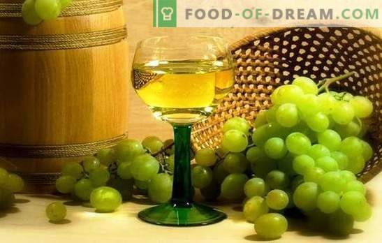 Baltasis vynuogių vynas: pagrindiniai vaisių vynų gamybos etapai. Namų vyno gamybos paslaptys, baltųjų vynuogių vyno smulkumas