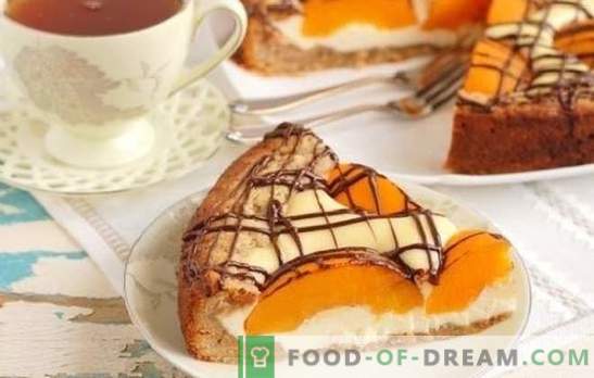 arbatos karalius: persikų pyragas. Pyragų receptai su konservuotais orkaitėje ir lėta viryklė