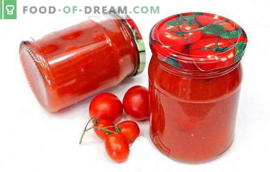Pomidorai pomidorų pasta - įdomūs receptai įdomiam paruošimui. Kaip gaminti skanius pomidorus pomidorų pasta