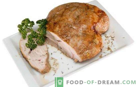 Turkijos krūtys - mažai kalorijų turinčios ir maitinančios mėsos. Geriausi kalakutų krūtų receptai: marinuoti, folija, sriuba, salotos, kepsnys, troškinys