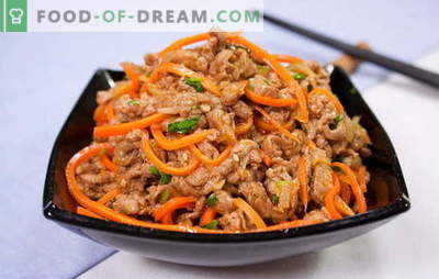 Xe from carrots - fire appetizer! Fragrant recipes heh carrots with meat, fish, mushrooms, eggplant, chicken