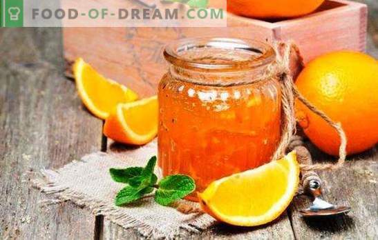 Kvapnieji apelsinų džemai: kaip padaryti apelsinų delikatesą. Apelsinų džemo receptai su citrina, imbieru, cinamonu