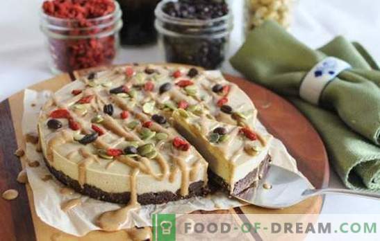 Žalioji maisto tortas - saldus su gera. Žaliavinių maistinių pyragaičių receptai, kurių pagrindą sudaro riešutai ir džiovinti vaisiai