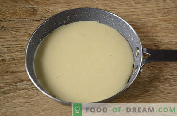 Blynai ant pieno: sausas amerikietiškas įprastų frittų variantas! Autoriaus žingsnis po žingsnio nuotrauka su pieno blynų receptu - paprasta yummy